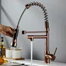 Robinet de cuisine à ressort chromé – vue 4