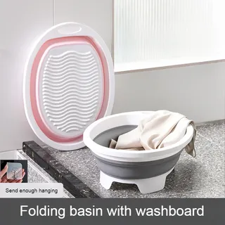 Seau de lavage pliable