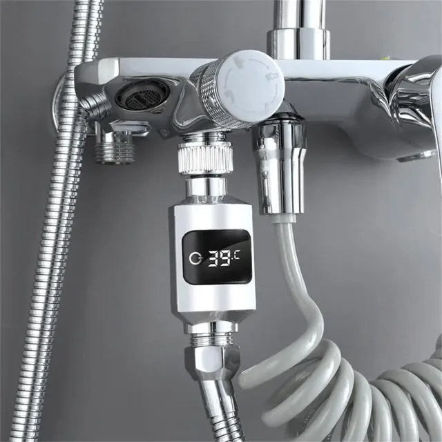 Thermomètre de douche d'eau à affichage LED électrique