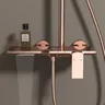 Système de douche de salle de bains Piano or Rose – vue 5