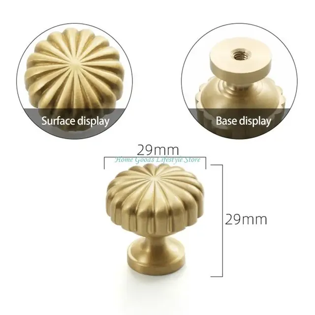 Lot paire boutons meuble poignées tiroir commode… – vue 5
