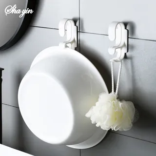 Crochet de lavabo mural Double couche