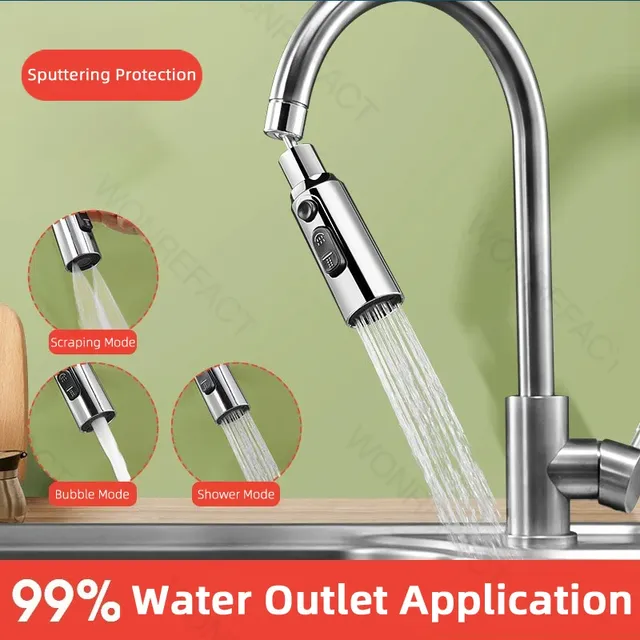 Haute pression d'eau premium 360 ° Bec de buse Flexible… – vue 4