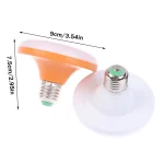 Ampoule LED 220V E27, Base, lampe à économie d&rsquo;énergie domestique 12W, éclairage intérieur, soucoupe volante, plafonnier, lampe UFO pour Garage