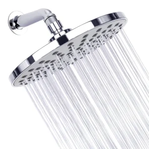 Pommeau de douche à haute pression, pommeau de douche pluie, pommeau de douche à pulvérisation réglable, chrome poli, bain pluie, G1, 2, 8 po