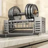 Support de rangement pour évier de cuisine en acier… – vue 6