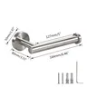 Support de rangement de papier toilette rond en acier… – vue 4