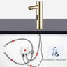 Robinet de lavabo sans contact à capteur automatique – vue 6