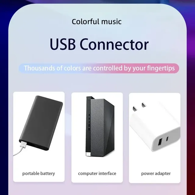 Lampe LED Intelligente avec Contrôle du Son et Déconnexion – vue 5