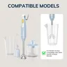 Pichet doseur cylindrique transparent plastique… – vue 6