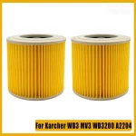 Cartouche de remplacement pour aspirateur sec et humide Karcher WD2 WD3 WD1 MV3 MV2, filtre, outils de nettoyage ménager, accessoire