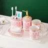 Ensemble de cinq pièces de lavage de salle de bains en… – vue 4