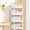 Chariot bibliothèque cuisine étagère de rangement coin… – vue 3