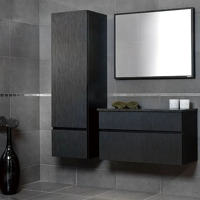 Meuble salle bains suspendu moderne double évier…