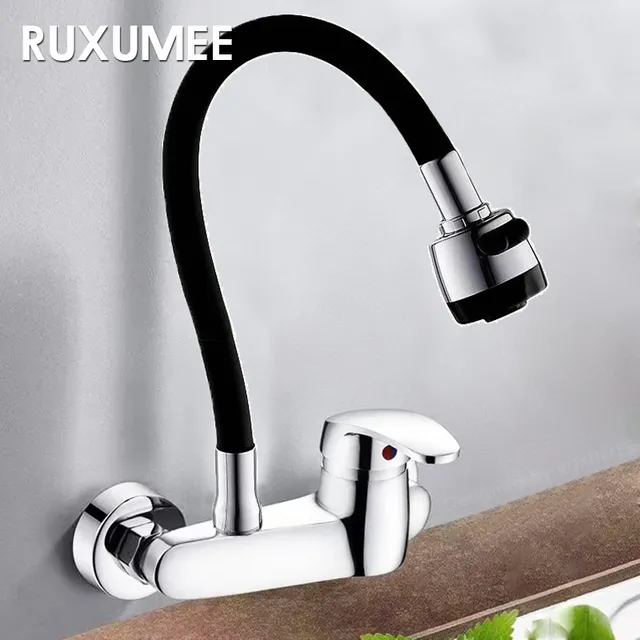Robinet de cuisine mural rotatif à 360 degrés – vue 6