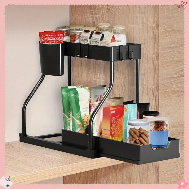 Organisateur rangement sous évier modulable tiroirs… – vue 5
