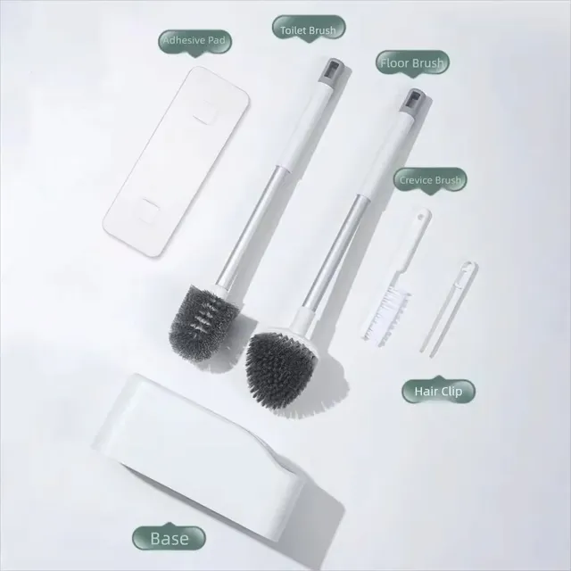 Brosse de toilette 4 en 1 à Long manche – vue 2