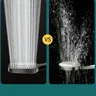 Pommeau argenté de douche à grande surface – vue 2