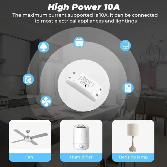 1pcs Wifi DIY Interruptor Smart Switch Sans Fil À… – vue 5