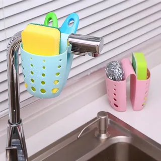 Évier de cuisine Double panier ustensiles organisateur sac savon…