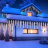 Guirlande lumineuse extérieure stalactite LED blanc… – vue 3