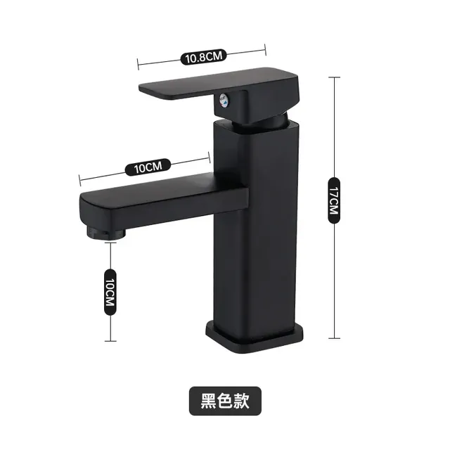 Cascade lavabo ABS robinet noir chaud froid toilette… – vue 3
