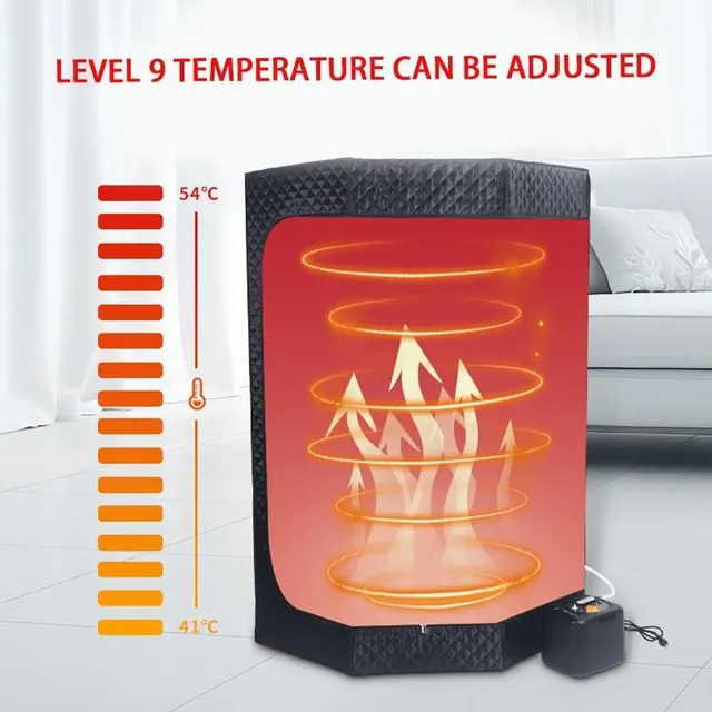 Tente de sauna à vapeur portable 3L - Spa domestique… – vue 2