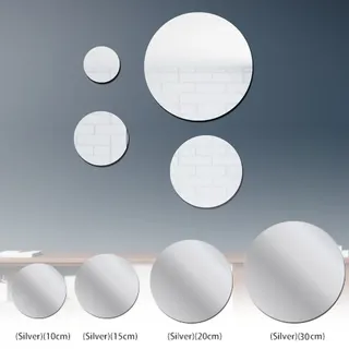 Autocollant miroir rond auto-adhésif 10 à 30CM