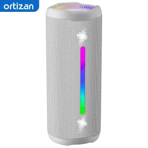 Haut-parleur Bluetooth, haut-parleurs portables avec Audio immersif, lumières LED, autonomie 24 heures, Bluetooth 5.3, prise en charge TWS TF USB, étanche Haut-parleur Bluetooth, haut-parleurs portables avec Audio immersif, lumières LED, autonomie 24 heures, Bluetooth 5.3, prise en charge TWS TF USB, étanche