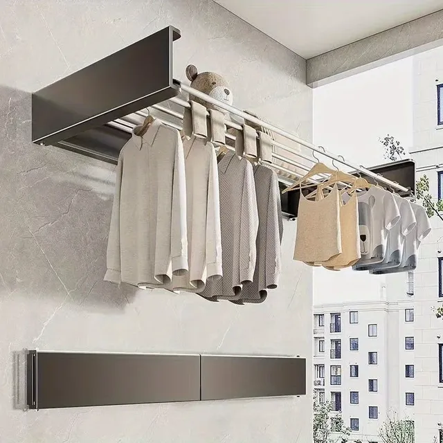 Secheserviettes mural pliable invisible inoxydable… – vue 3