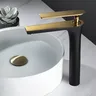 Tuqiu salle de bains en laiton doré brossé lavabo de… – vue 2