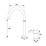 Robinet de lavabo de salle de bains en acier inoxydable – vue 7
