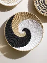 Décor de panier mural Boho fait à la main en jonc de mer – vue 3