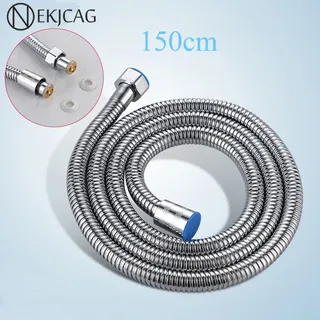 Flexible douche 150cm acier inoxydable chrome spiralé brillant souple…
