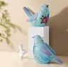 Figurines oiseaux céramique blanche brillante design… – vue 3