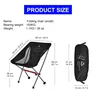 Chaise pliante portable camping ultralégère aluminium… – vue 2