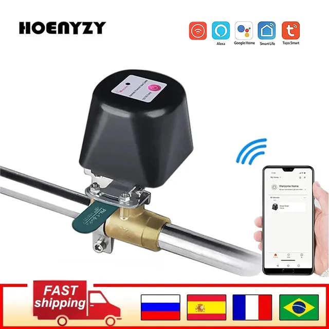 Vanne d'eau de contrôle de manipulateur de gaz Wifi…