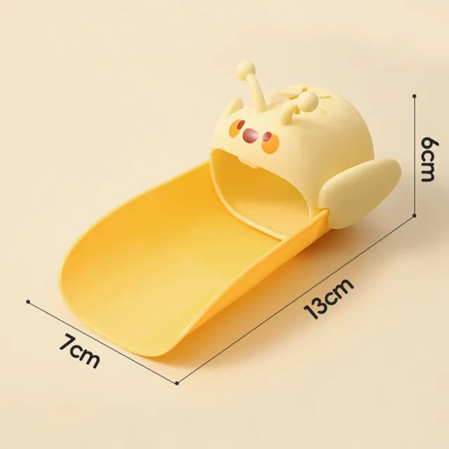 Rallonge robinet silicone souple jaune abeille dessin… – vue 4