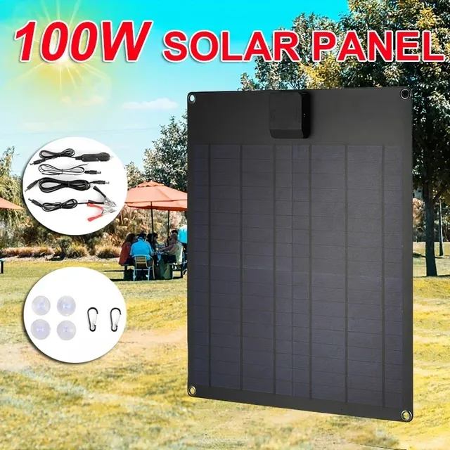 Panneau solaire portable USB – vue 2