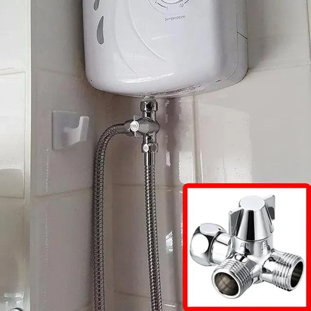 Séparateur de tuyau de douche en laiton – vue 5