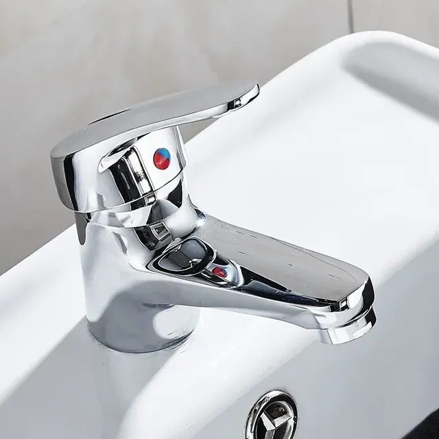 Robinet de lavabo monotrou en alliage de laiton – vue 5