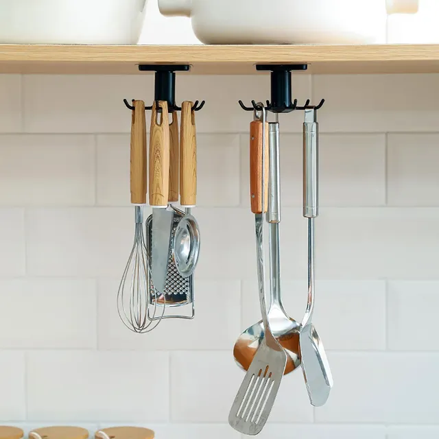 Support porte ustensiles fixation sous étagère base… – vue 3