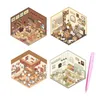 Autocollant 3D bricolage scène de cabine… – vue 6