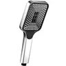 Pommeau douche main carré 10cm chrome noir silicone… – vue 5