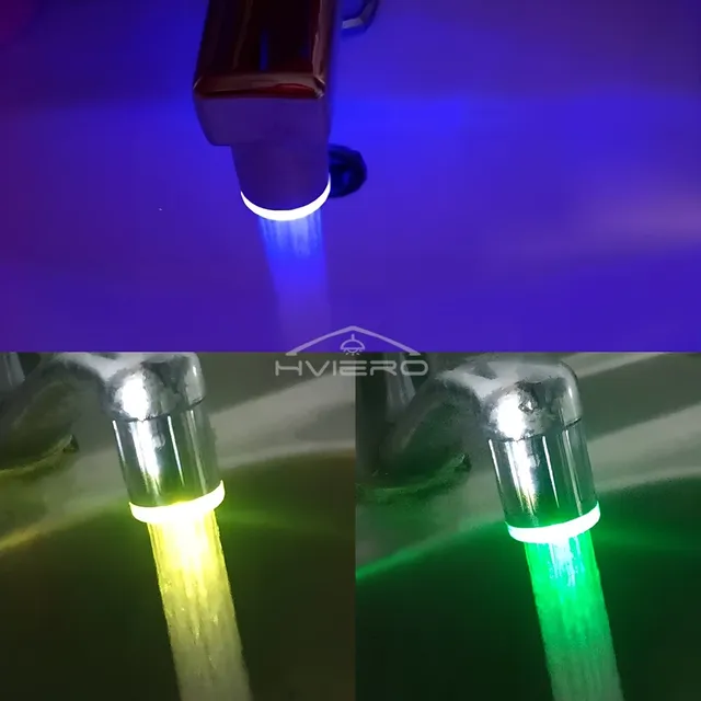 1/2/4/8X 7 couleurs robinet d'eau Streamer lampe… – vue 3