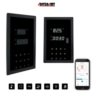 Thermostat sauna mural tactile connecté wifi intelligent encastrable…