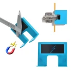 Clips d&rsquo;installation de charnière d&rsquo;armoire magnétique robuste, Installation de charnière pour le travail du bois, outils manuels à Clip fixe