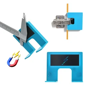 Clips d’installation de charnière d’armoire magnétique robuste, Installation de charnière pour le travail du bois, outils manuels à Clip fixe Clips d’installation de charnière d’armoire magnétique robuste, Installation de charnière pour le travail du bois, outils manuels à Clip fixe