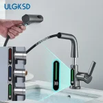 Robinet de ark multifonctionnel à affichage numérique LCD, grue de centre commercial montée sur pont