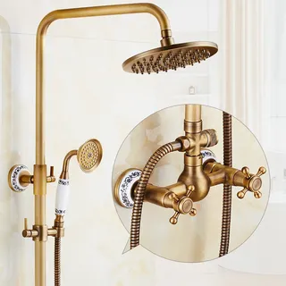 Ensemble de robinets de douche à effet de pluie en laiton